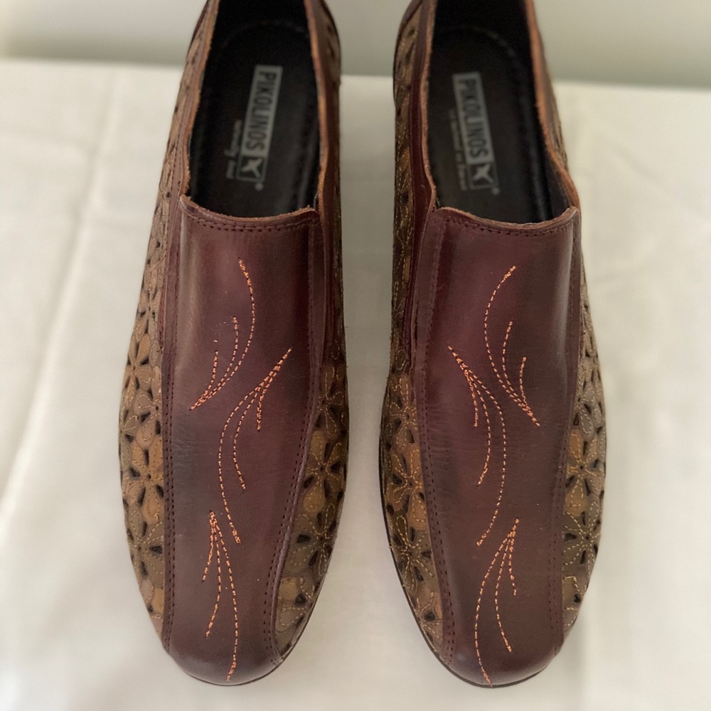 Pikolinos women’s Romana Lea ankle boots. Size 37 (6-1/2),  brown